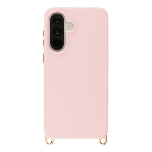 Selencia Coque arrière Rivièra avec MagSafe avec crochets amovibles Samsung Galaxy A36 / A56 Sorbet Pink