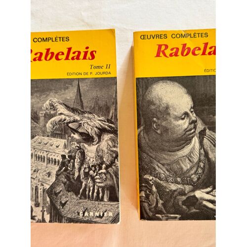 Oeuvres Complètes Illustrées Rabelais Francois·Garnier· 2 Tomes