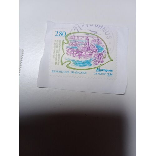 Timbre De France 2,80 Année 1994 Yvert N° 2885 Fédération Sociétés Philatéliques Françaises À Martigues