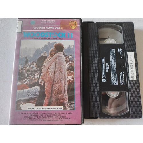 Cassette Vidéo Vhs - Woodstock 2 - Les Artistes