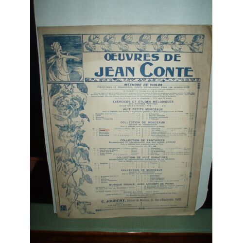 Oeuvres De Jean Conte / Marche Militaire.