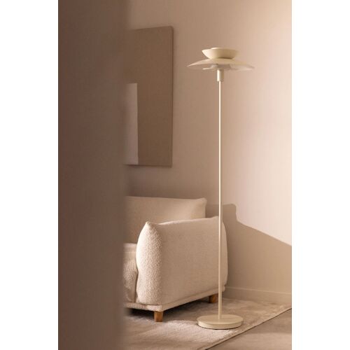 Lampadaire En Fer Alicia Beige Crème