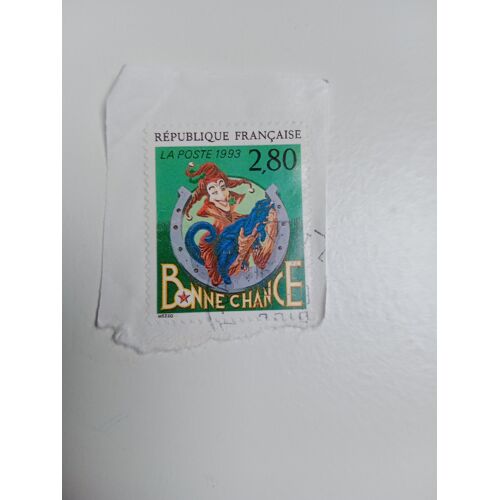 France Timbre 2,80 Yvert N° 2843 Bonne Chance De Mezzo Oblitéré De 1993