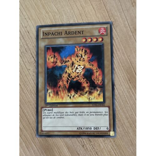 Carte Yu‑Gi‑Oh – Inpachi Ardent – 5ds3‑Fr002 – 1ère Édition