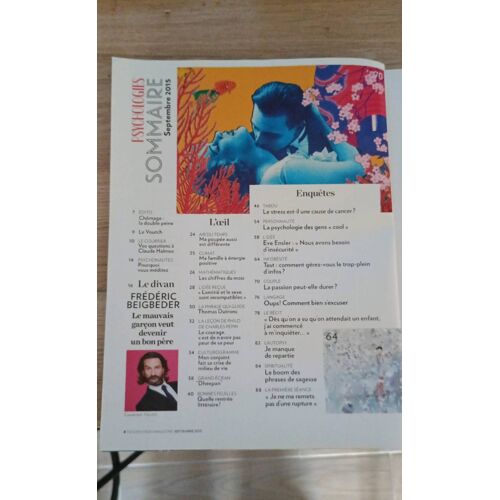 Psychologies 354 Septembre 2015