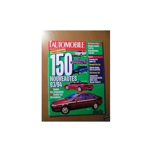 Automobile Magazine 561 De 1993 Renault Racoon,Citroen Xantia 2.0i Vsx,1.8i Sx,Ford Mondeo 1800i Glx,Xantia 16v Vsx,Porsche 911 Turbo 3.6,Nissan Serena 2.0 Slx,Fiat Croma Tdi,Peugeot 306 Xt 1.8,Zx 1.8
