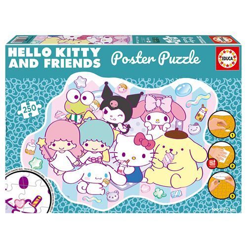 Puzzle poster Educa Hello Kitty and Friends 250 pièces