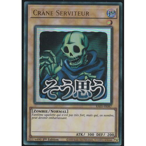 Carte Yu-Gi-Oh - Crane Serviteur - R05-Fr087 - Ultra-Rare