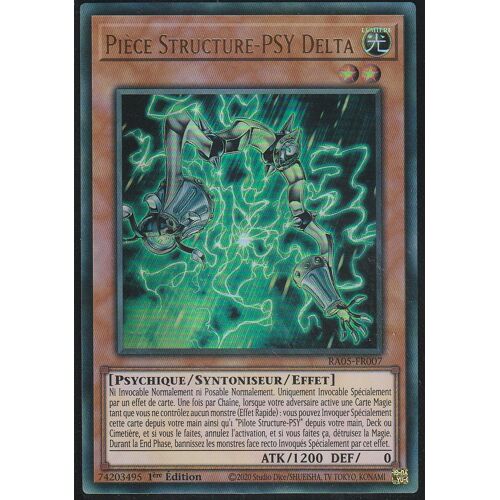 Carte Yu-Gi-Oh - Pièce Structure - Psy Delta - Ra05-Fr007 - Ultra-Rare
