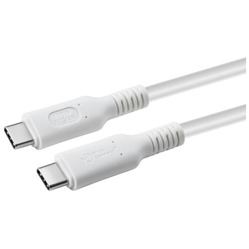 Microconnect USB3.1CC3W câble USB USB 3.2 Gen 2 (3.1 Gen 2) 3 m USB C Blanc