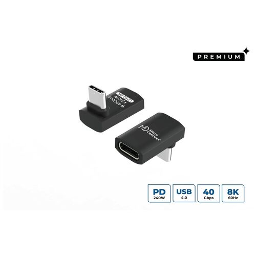 Microconnect USB4-CCFAS90-240W câble USB USB4 Gen 3x2 0 m USB C Noir