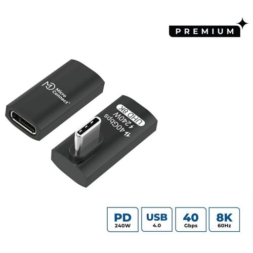 Microconnect USB4-CCFAS-240W câble USB USB4 Gen 3x2 0 m USB C Noir
