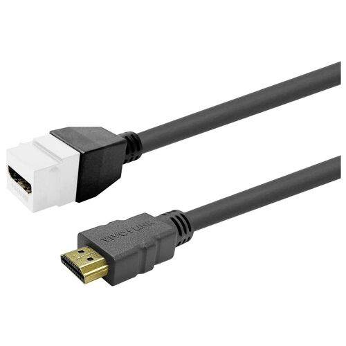 Vivolink PROKEYHDMIFM1W câble HDMI 1 m HDMI Type A (Standard) Blanc