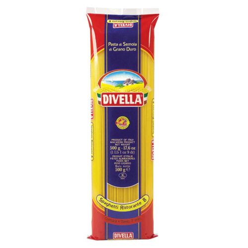 Divella 8 - Spaghetti Ristorante 500 G Pâtes Longues