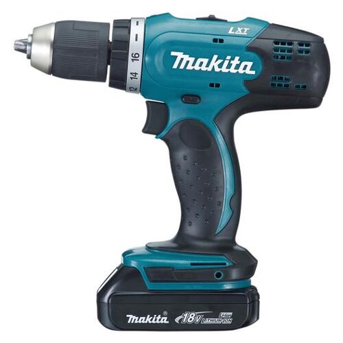 Makita DDF453RYJ perceuse Sans clé 1,6 kg Noir et Bleu