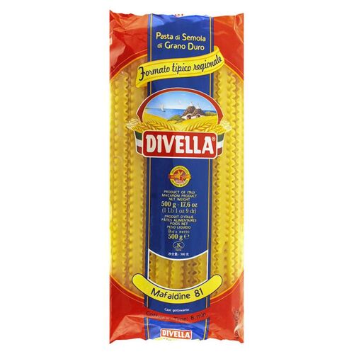 Divella 81 - Mafaldine 500 G Pâtes Longues