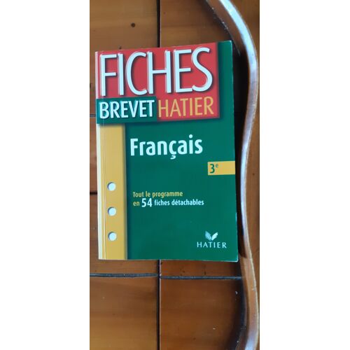 Fiches Brevet Français 3e