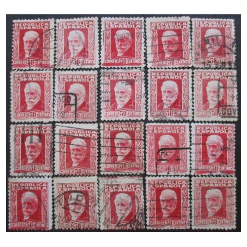 Espagne N°505 X 20 Oblitéré