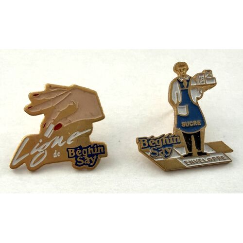 2 Pins Différents Sucre Beghin Say