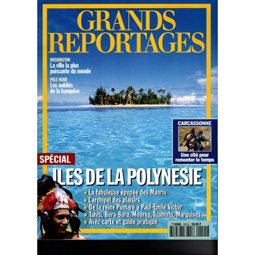 Grands Reportages, Special Îles De La Polynésie, N° 155