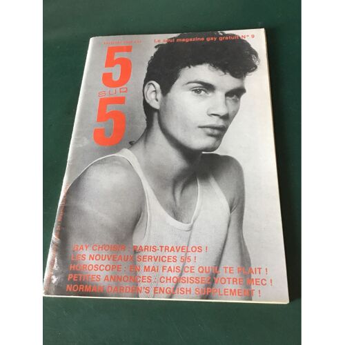 5 Sur 5 Magazine Gay Gratuit N° 9 Paris Travelos Petites Annonces 