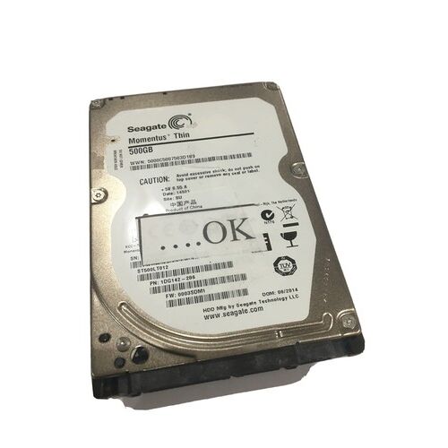 Disque dur 2.5 sata 500go Seagatest500lt012 Sans Aucun Bad = Ok
