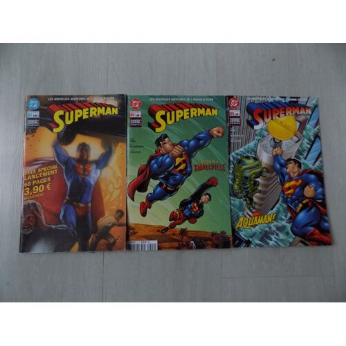 Superman N° 1-2-3 Dc Semic Editions .