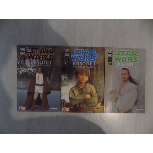 Star Wars Episode 1 N° 1-2-3 Lucas Books .