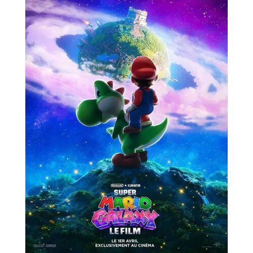 Super Mario Galaxy Le Film 2026 - 3 Affiches 120x160cm+40x60cm