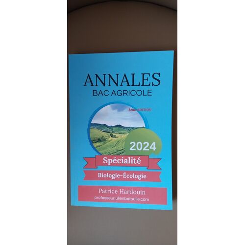 Annales Bac Agricole Spécialité Biologie-Ecologie
