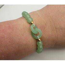 💚 Bracelet En Perles Vertes