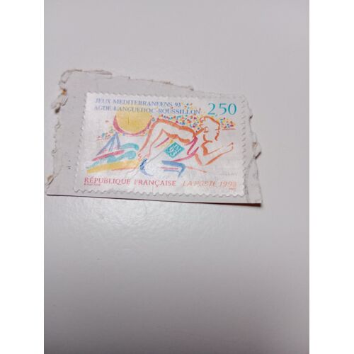 Timbre France Oblitéré 2,50 Yvert N° 2795 Jeux Méditerranéens 93. Agde Languedoc Roussillon. De 1993 +