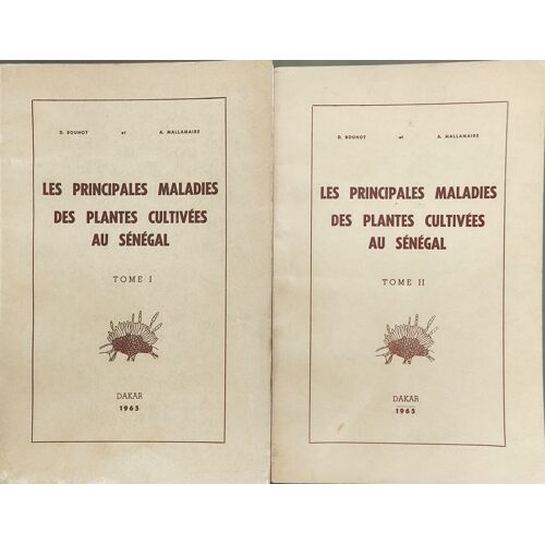 Les Principales Maladies Des Plantes Cultivées Au Sénégal - Dédicacé Par L'auteur