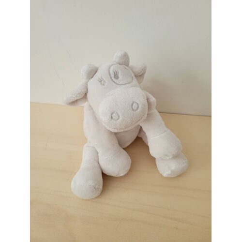 Doudou vache blanche grise noukies no