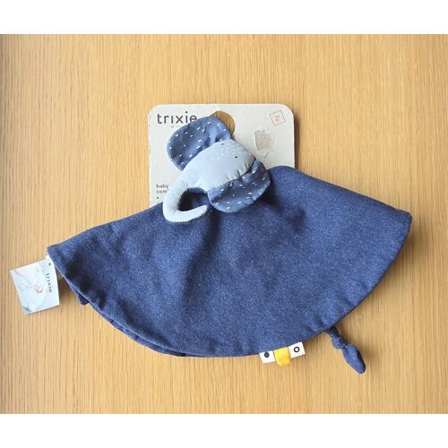 Doudou plat Éléphant Trixie Bleu Rond