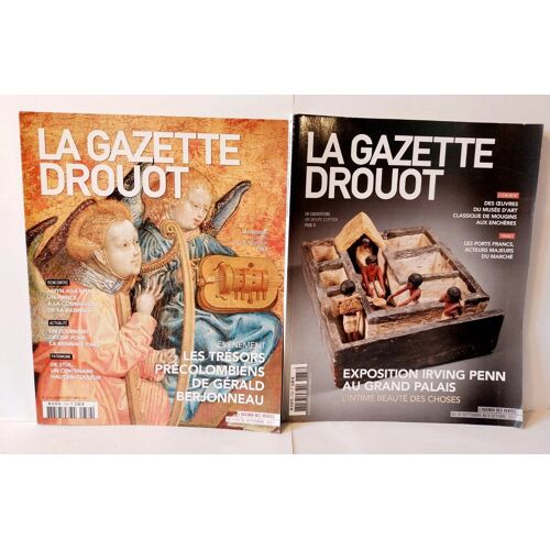 Lot De Deux Magazines "La Gazette Drouot" N° 30 Et 33, 2017, Trésors, Irving Penn Art