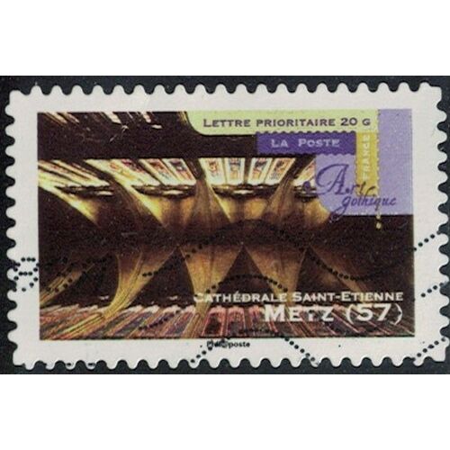 France 2011 Oblitéré Used Art Gothique Cathédrale Saint Etienne Metz 57 Y&T Fr 555 Su4