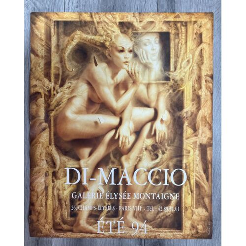 Belle Affiche Exposition Di-Maggio Galerie Élysée Montaigne Eté 1994