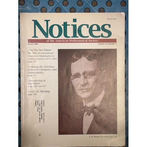 Notices Of The American Mathematical Society - Volume 43, Number 3, March 1996 - Issn 0002-9920