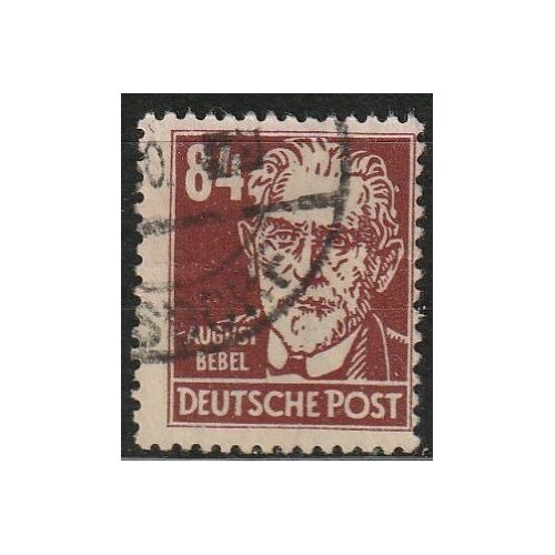 Bebel, August. Timbre République Démocratique Allemagne, 1953 Oblitéré.