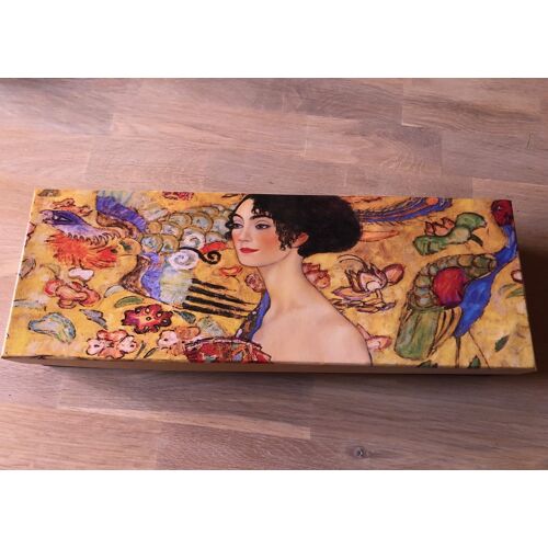 Coffret 6 Tasses À Café Gustave Klimt "La Femme À L'Éventail"