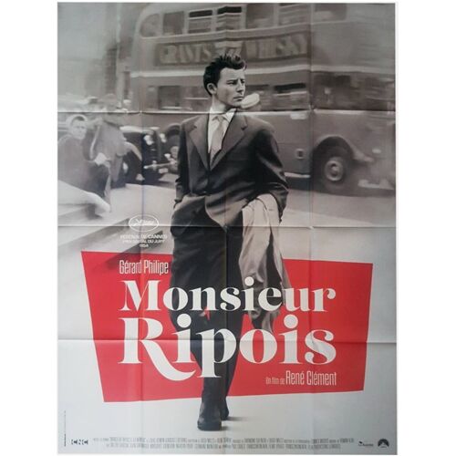 Monsieur Ripois (Knave Of Hearts) - Véritable Affiche De Cinéma Pliée - Format 120x160 Cm - De René Clément Avec Gérard Philipe, Natasha Parry - 1953 Ressortie 2022