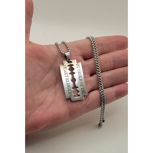 🔥 Collier Peaky Blinders – Acier Inoxydable – Style Vintage