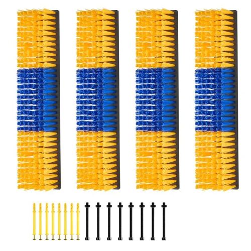 Brosse De Grattage Pour Bétail 4 Pièces-Duoku-Idéal Pour Vaches, Chèvres, Chevaux, Bovins Et Cochons, 43x10 Cm