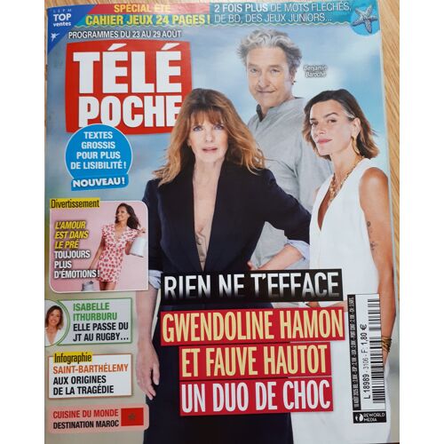 Télé Poche 3106 Gwendoline Hamon Et Fauve Hautot, L'Amour Est Dans Le Pré, Isabelle Ithurburu....