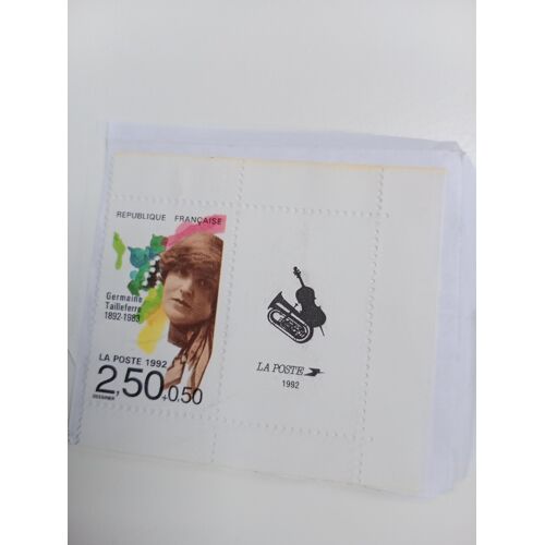 France Timbre 2, 50 + 0,50 Non Oblitere Yvert N° 2752 Germaine Tailleferre 1892 1983 Année 1992 +