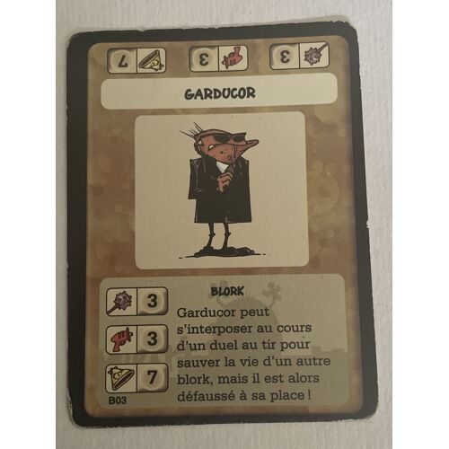 Kid Paddle : Blocks Attacks - Carte À Collectionner Et À Jouer - Carte Blocks : B03 Garducor