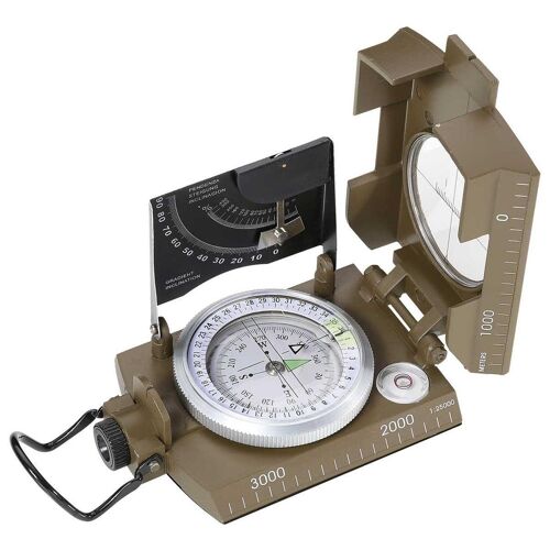 Herbertz 700500 Compas De Navigation Métal Beige