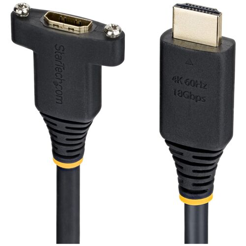 StarTech.com HDMI2PNLFM-2M câble HDMI HDMI Type A (Standard) Noir