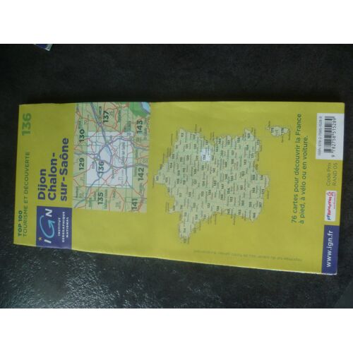 Carte Ign Dijon Chalon-Sur-Saône